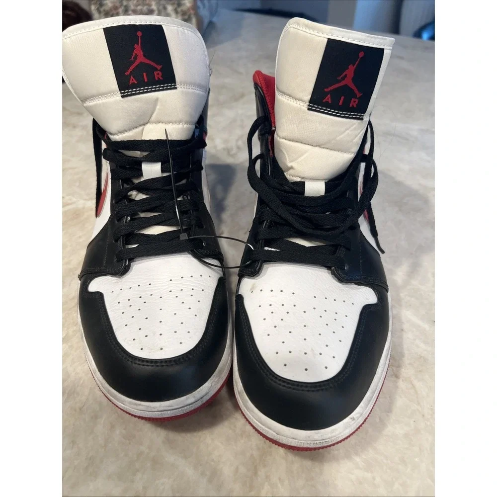 Nike Jordan 1 High OG Black White Toe 2021 Size 14‎ 554724-122